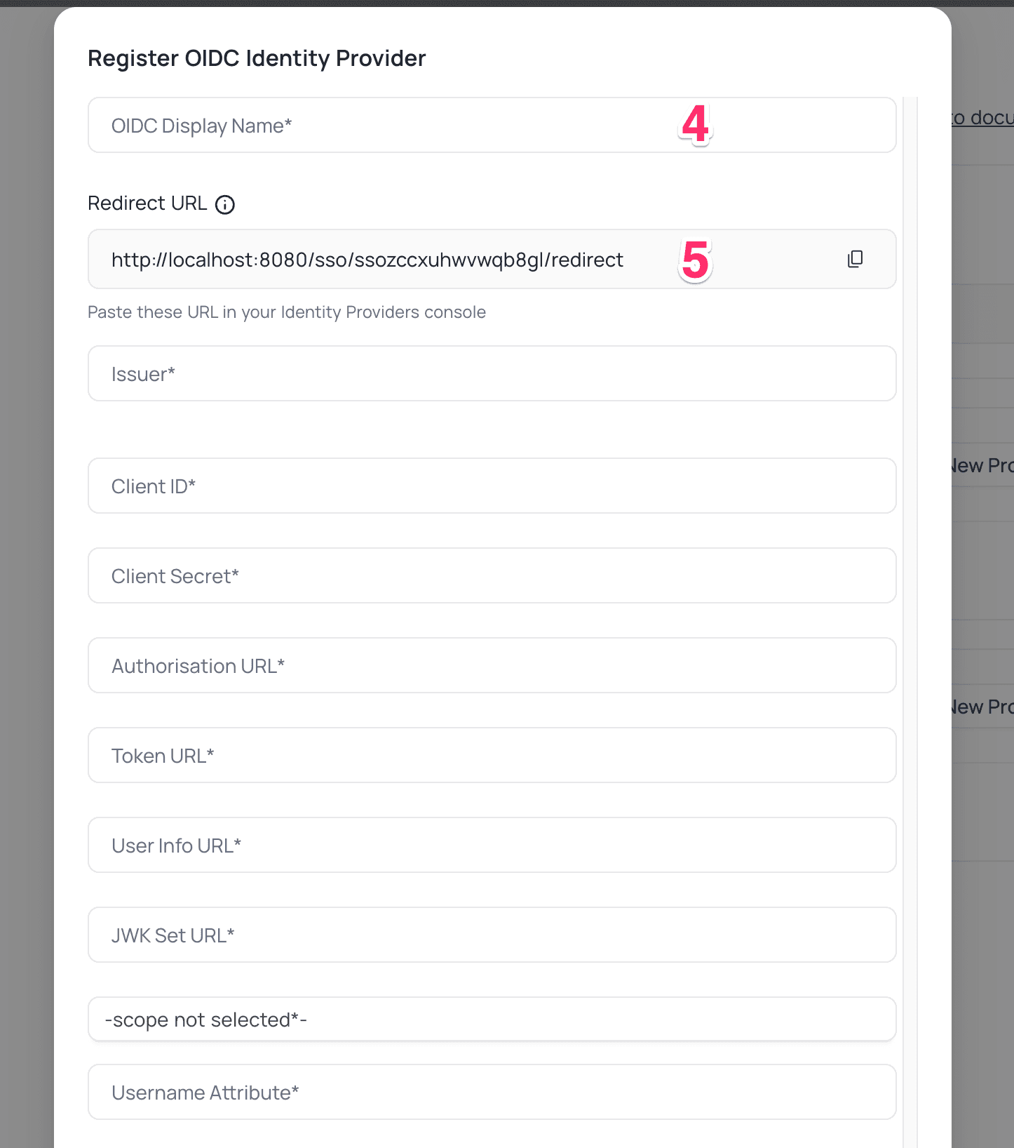 OIDC SSO Configuration