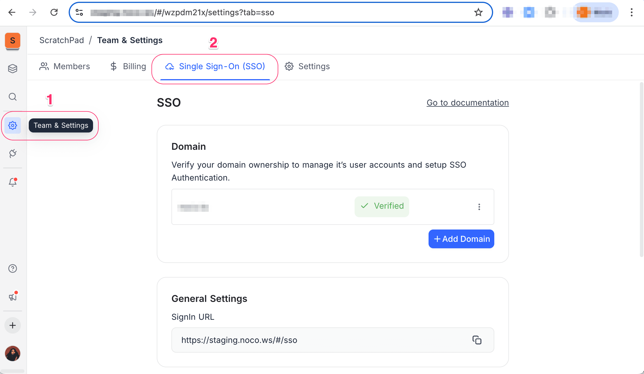 SSO Configuration