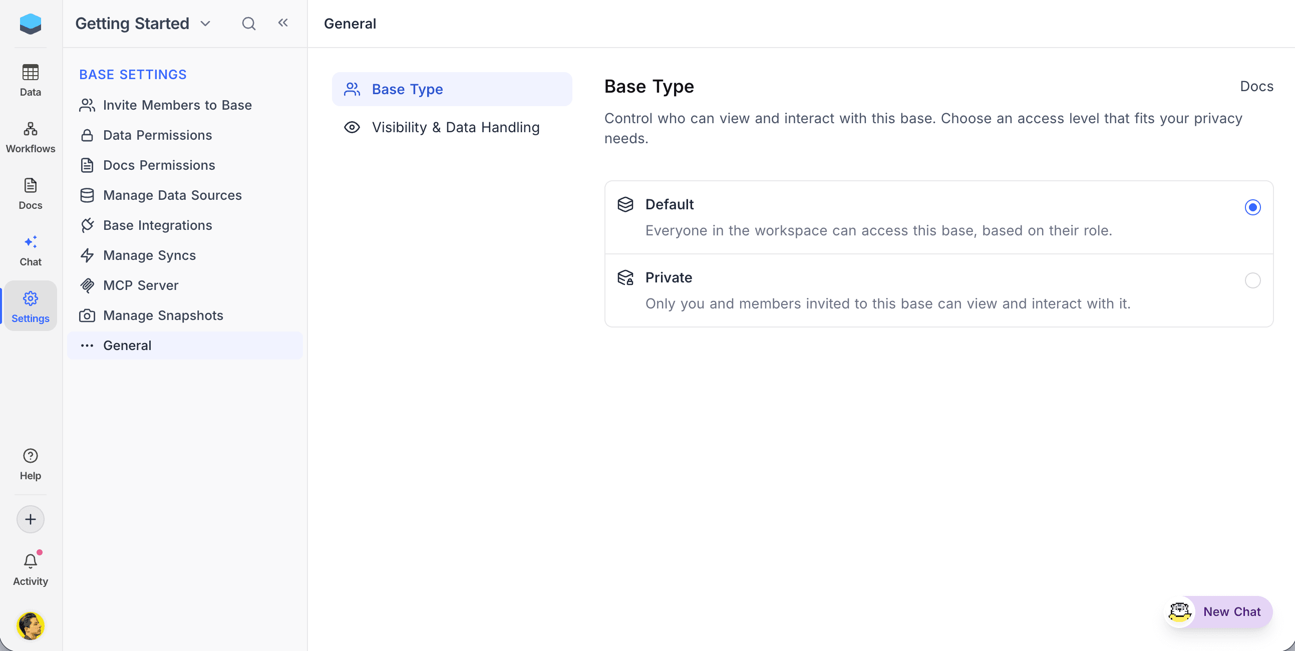 Convert to Private Base