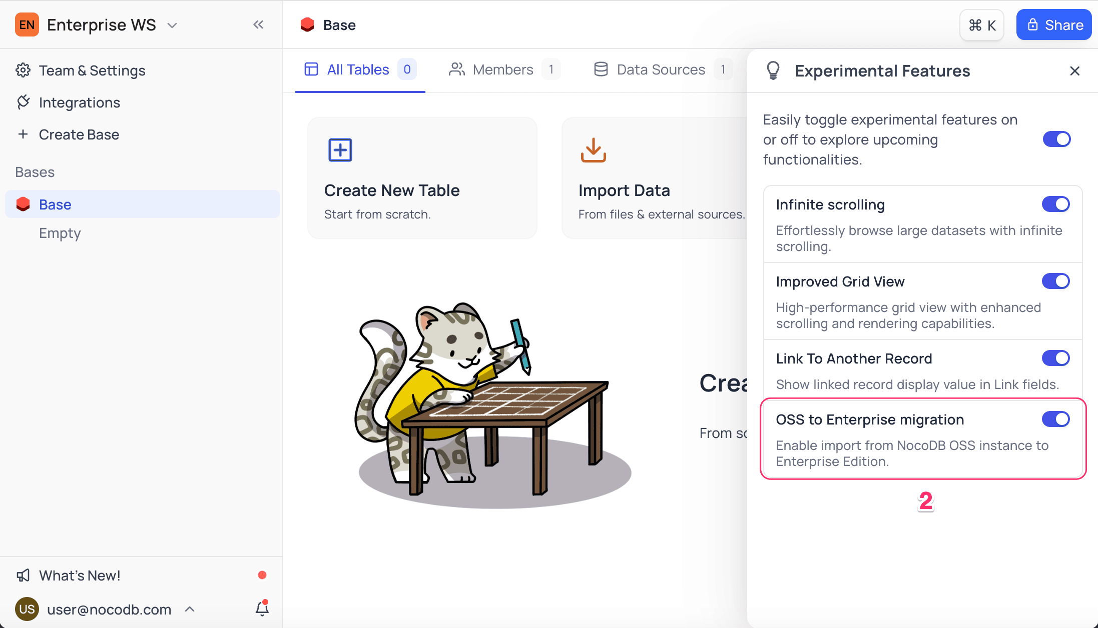 Enable OSS to Enterprise Migration