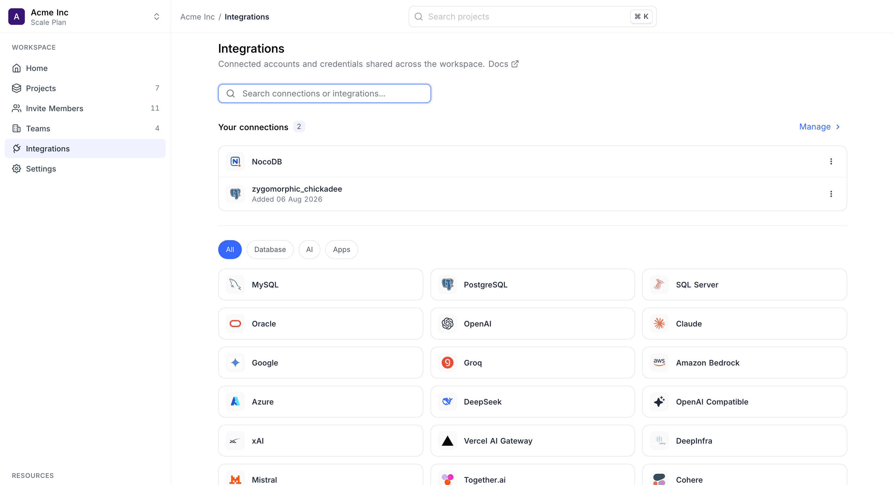 Add connection