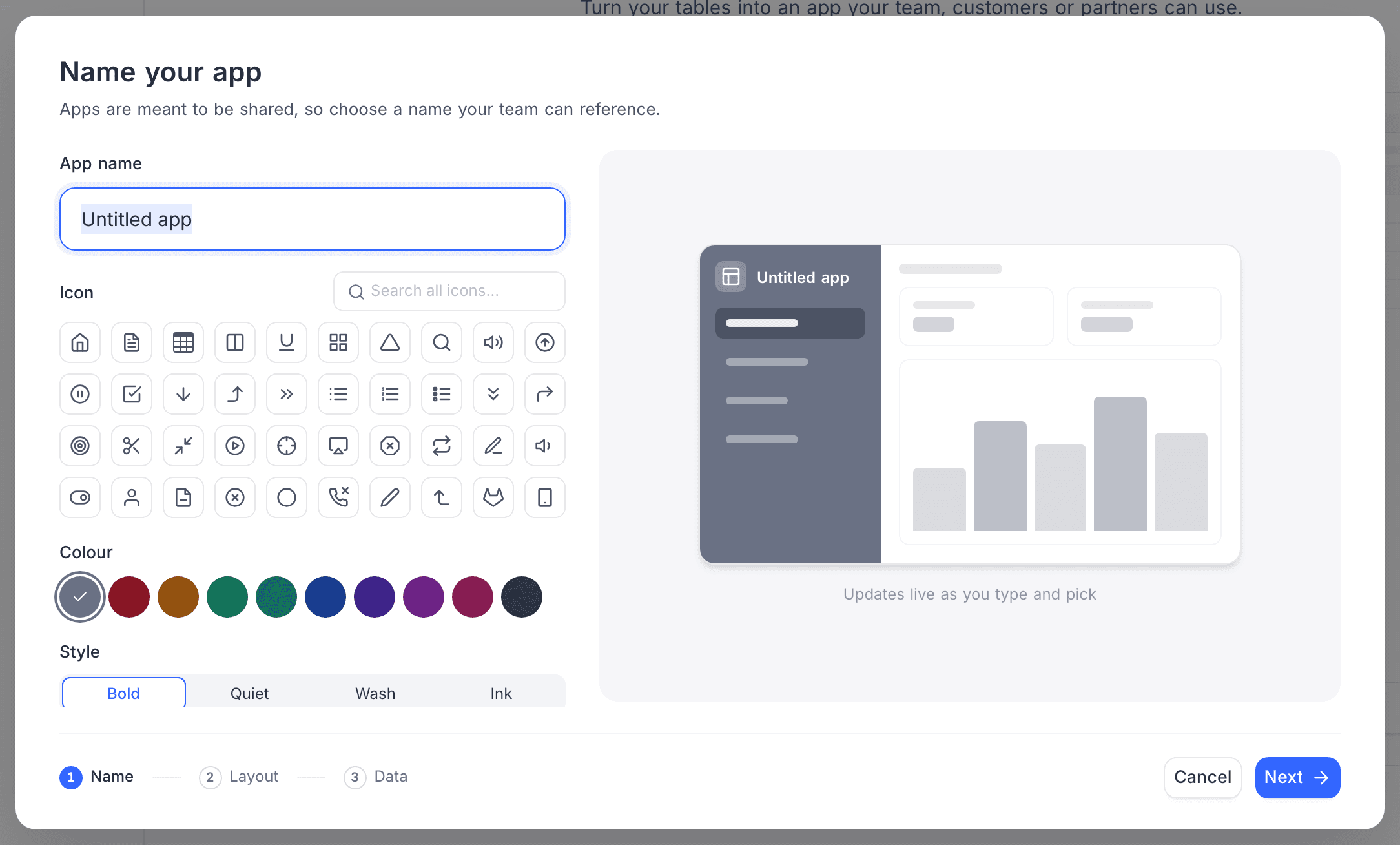 Create a classic app wizard