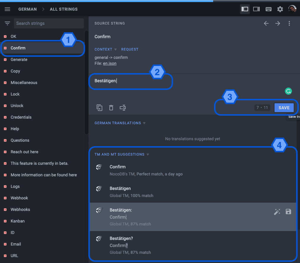 Crowdin Online Editor