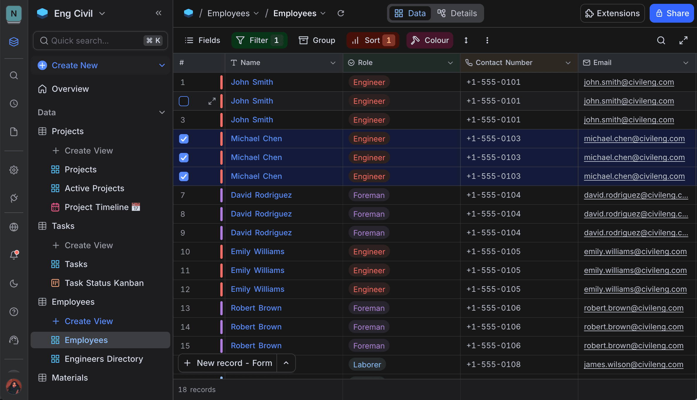 Dark mode