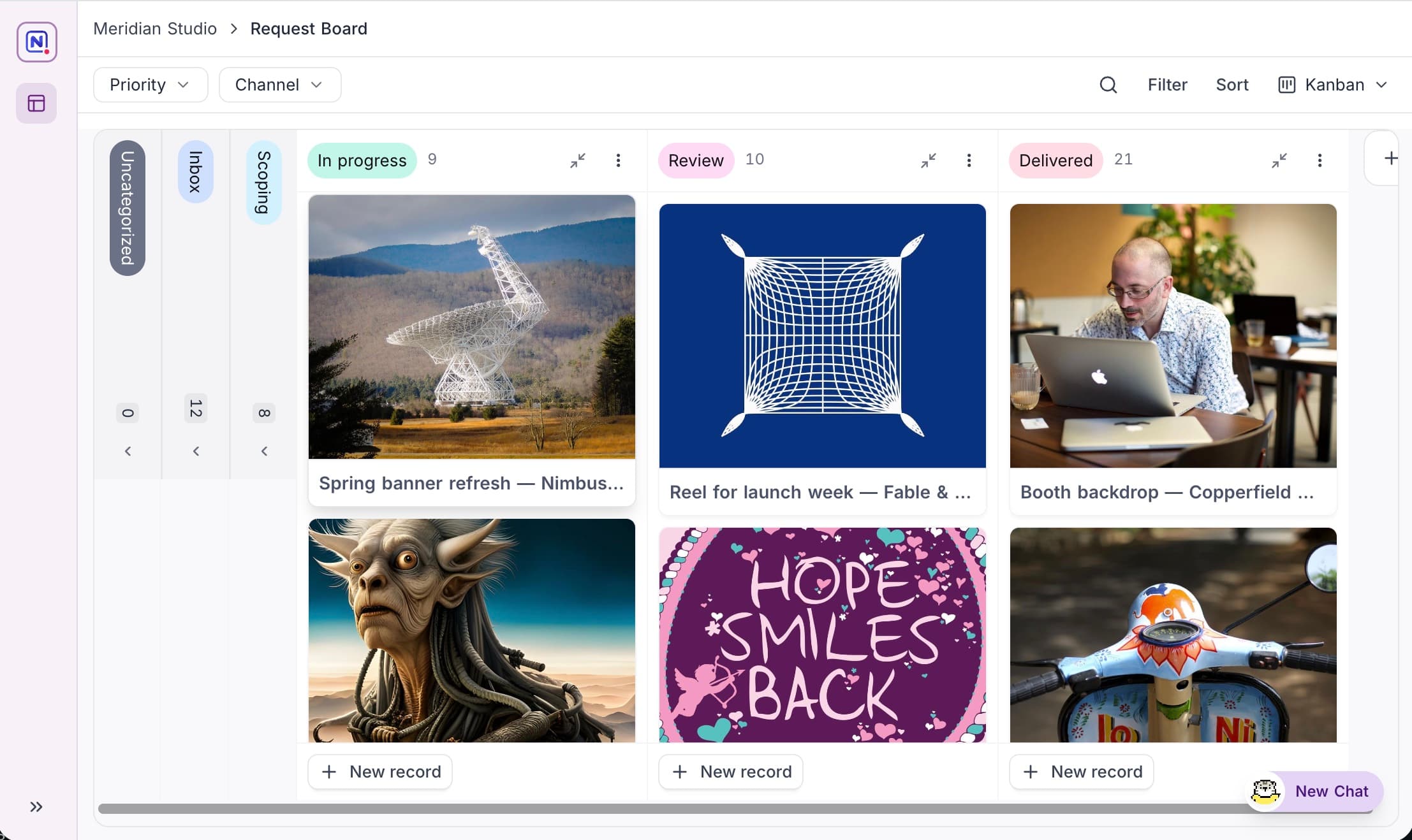 Kanban visualization
